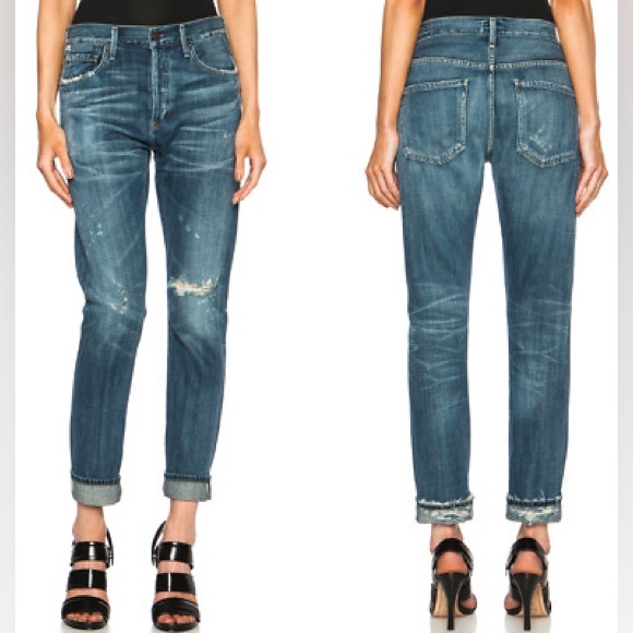 Citizens Of Humanity Blue Boyfriend Jeans